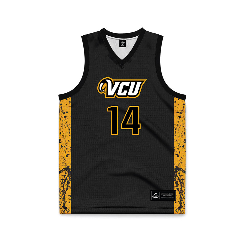 VCU - NCAA Men's Basketball : Jordan Tillery - Black Basketball Jersey-0