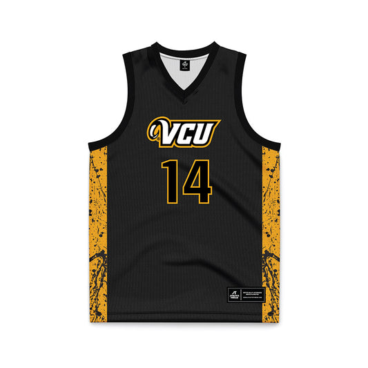 VCU - NCAA Men's Basketball : Jordan Tillery - Black Basketball Jersey-0
