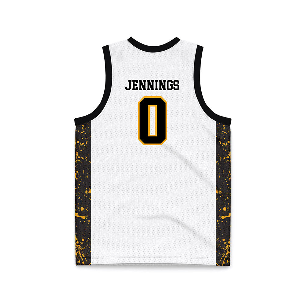 VCU - NCAA Men's Basketball : Brandon Jennings - White Basketball Jersey-1