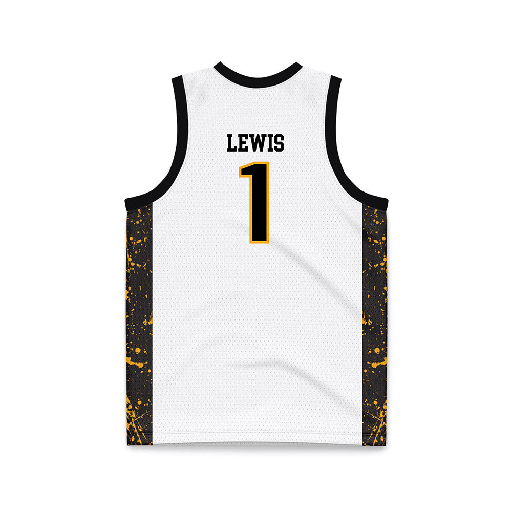 VCU - NCAA Men's Basketball : Nyk Lewis - White Basketball Jersey-1