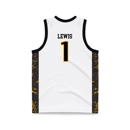VCU - NCAA Men's Basketball : Nyk Lewis - White Basketball Jersey-1