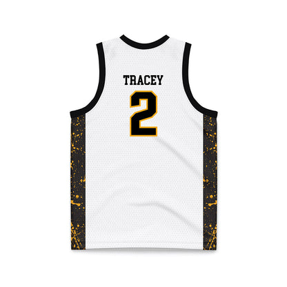 VCU - NCAA Men's Basketball : Jadrian Tracey - White Basketball Jersey-1