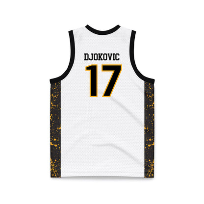 VCU - NCAA Men's Basketball : Lazar Djokovic - White Basketball Jersey-1