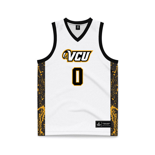 VCU - NCAA Men's Basketball : Brandon Jennings - White Basketball Jersey-0