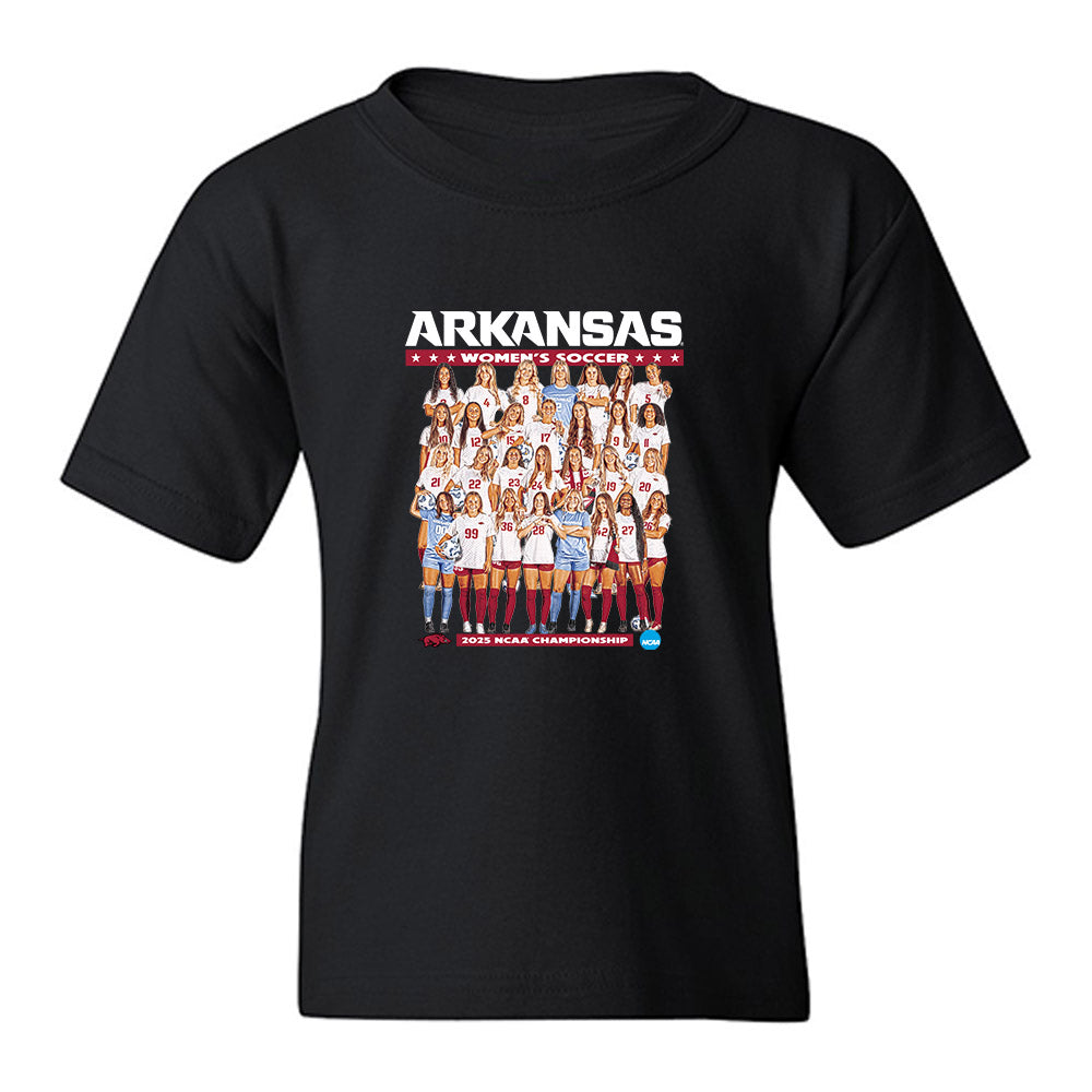 Arkansas - NCAA Women's Soccer : Team Collage Youth T-Shirt-0