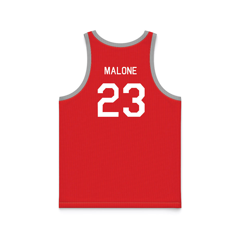 Texas Tech - NCAA Women's Basketball : Jada Malone - Red Hardwood Basketball Jersey-1