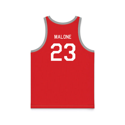 Texas Tech - NCAA Women's Basketball : Jada Malone - Red Hardwood Basketball Jersey-1
