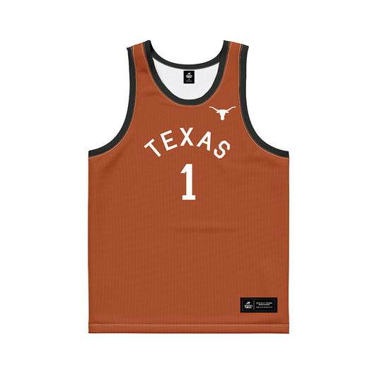 Texas - NCAA Women's Basketball : Bryanna Preston - Orange Hardwood Basketball Jersey-0