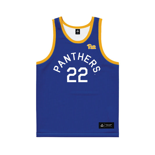 Pittsburgh - NCAA Women's Basketball : Audrey Biggs - Hardwood Reissue Basketball Jersey-0