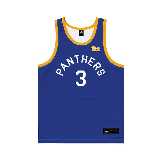 Pittsburgh - NCAA Men's Basketball : Brandin Cummings - Hardwood Reissue Basketball Jersey-0