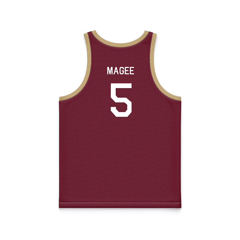 FSU - NCAA Men's Basketball : Kobe MaGee - Hardwood Reissue Basketball Jersey-1