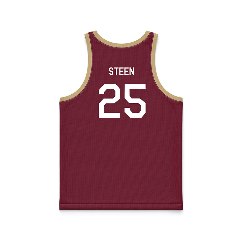 FSU - NCAA Men's Basketball : Alex Steen - Hardwood Reissue Basketball Jersey-1