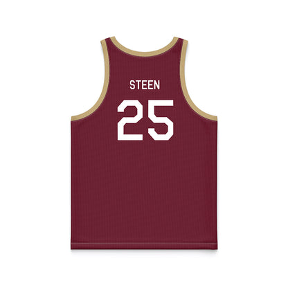 FSU - NCAA Men's Basketball : Alex Steen - Hardwood Reissue Basketball Jersey-1