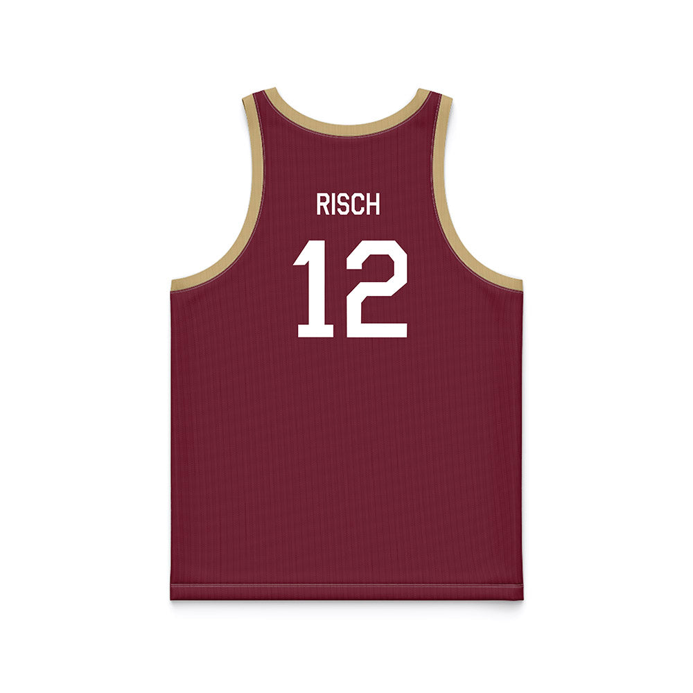 FSU - NCAA Women's Basketball : Emma Risch - Hardwood Reissue Basketball Jersey-1