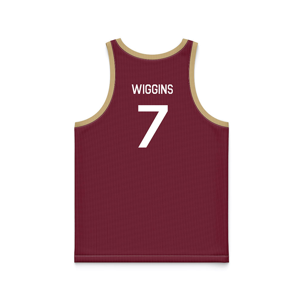FSU - NCAA Men's Basketball : Chauncey Wiggins - Hardwood Reissue Basketball Jersey-1