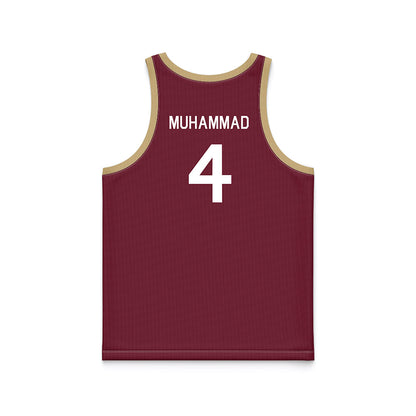 FSU - NCAA Men's Basketball : Shahid Muhammad - Hardwood Reissue Basketball Jersey-1