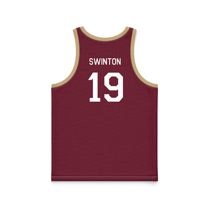 FSU - NCAA Men's Basketball : alfred swinton - Hardwood Reissue Basketball Jersey-1