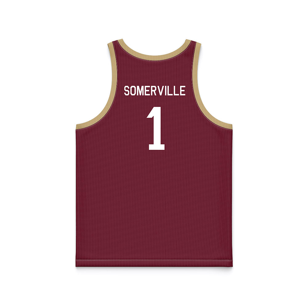 FSU - NCAA Men's Basketball : Martin Somerville - Hardwood Reissue Basketball Jersey-1