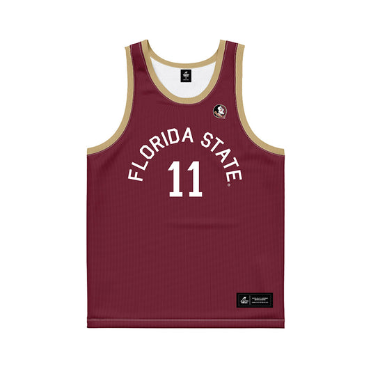 FSU - NCAA Men's Basketball : Xavier Osceola - Hardwood Reissue Basketball Jersey-0