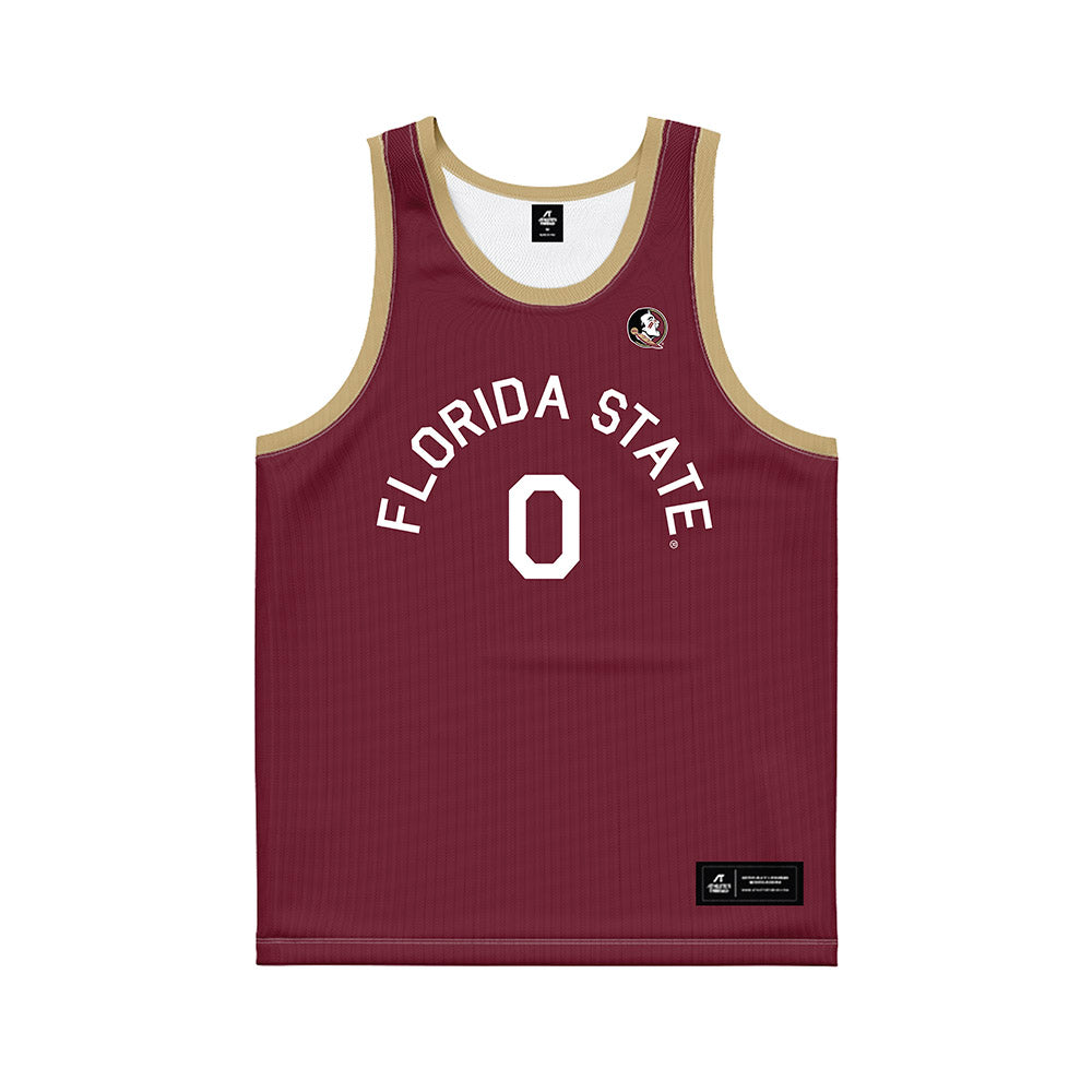 FSU - NCAA Men's Basketball : Maximo Garcia-Plata - Hardwood Reissue Basketball Jersey-0