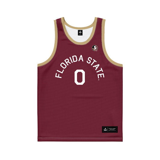 FSU - NCAA Men's Basketball : Maximo Garcia-Plata - Hardwood Reissue Basketball Jersey-0