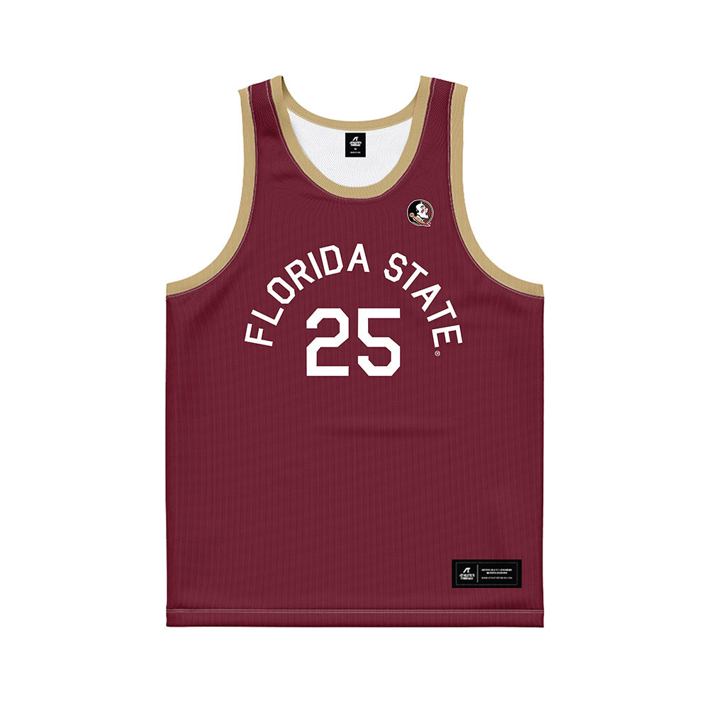 FSU - NCAA Men's Basketball : Alex Steen - Hardwood Reissue Basketball Jersey-0
