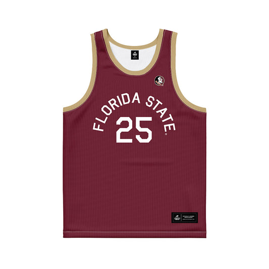 FSU - NCAA Men's Basketball : Alex Steen - Hardwood Reissue Basketball Jersey-0