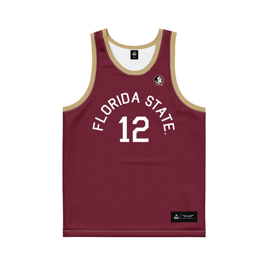 FSU - NCAA Women's Basketball : Emma Risch - Hardwood Reissue Basketball Jersey-0
