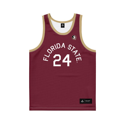 FSU - NCAA Women's Basketball : Pania Davis - Hardwood Reissue Basketball Jersey-0