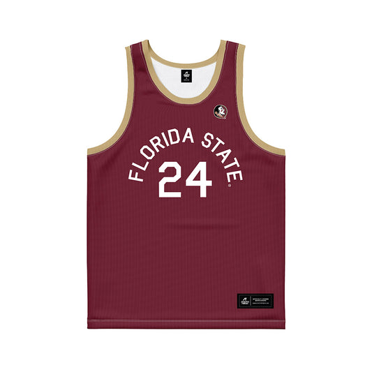 FSU - NCAA Women's Basketball : Pania Davis - Hardwood Reissue Basketball Jersey-0