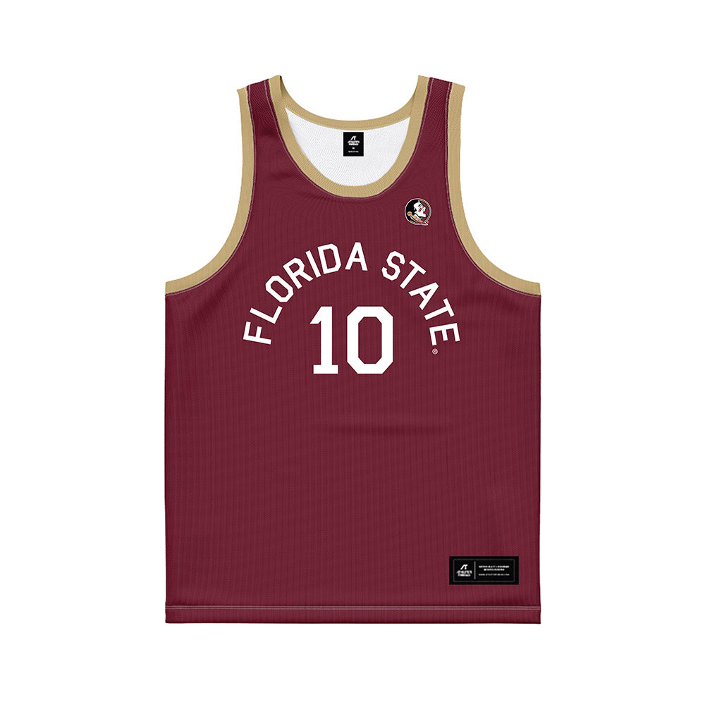 FSU - NCAA Men's Basketball : Lajae Jones - Hardwood Reissue Basketball Jersey-0