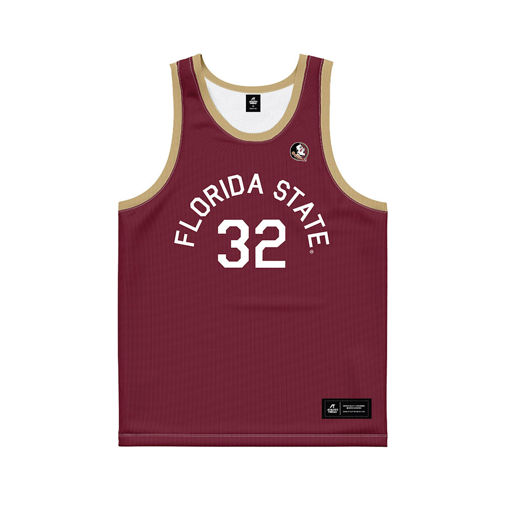 FSU - NCAA Women's Basketball : Avery Treadwell - Hardwood Reissue Basketball Jersey-0
