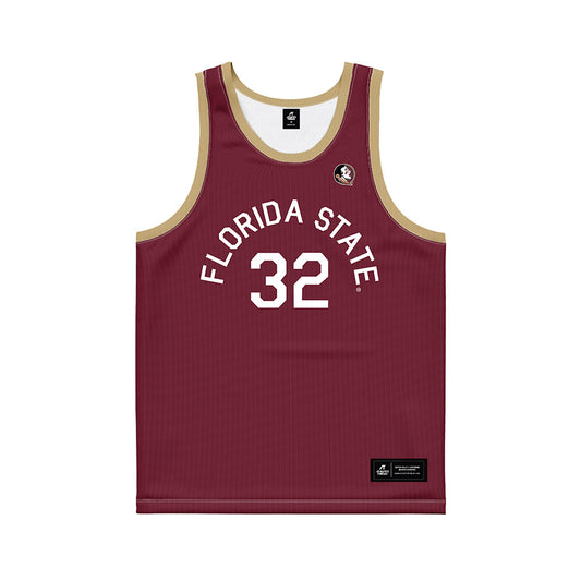 FSU - NCAA Women's Basketball : Avery Treadwell - Hardwood Reissue Basketball Jersey-0