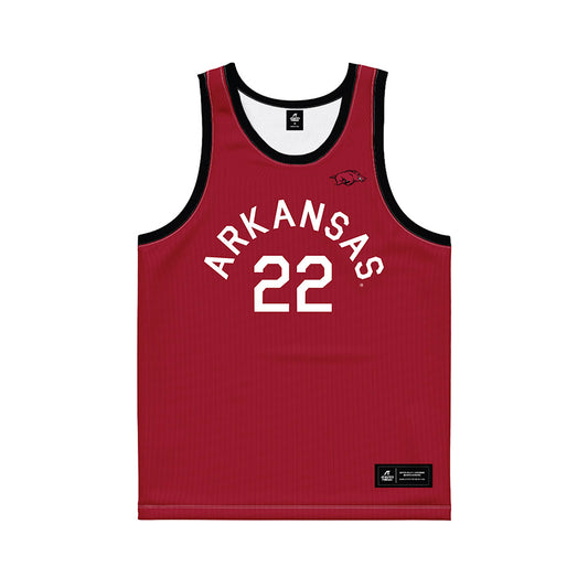 Arkansas - NCAA Women's Basketball : Bonnie Deas - Hardwood Reissue Basketball Jersey-0