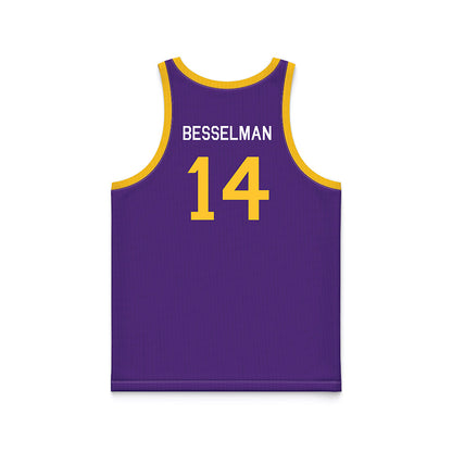 LSU - NCAA Women's Basketball : Izzy Besselman - Hardwood Reissue Basketball Jersey-1