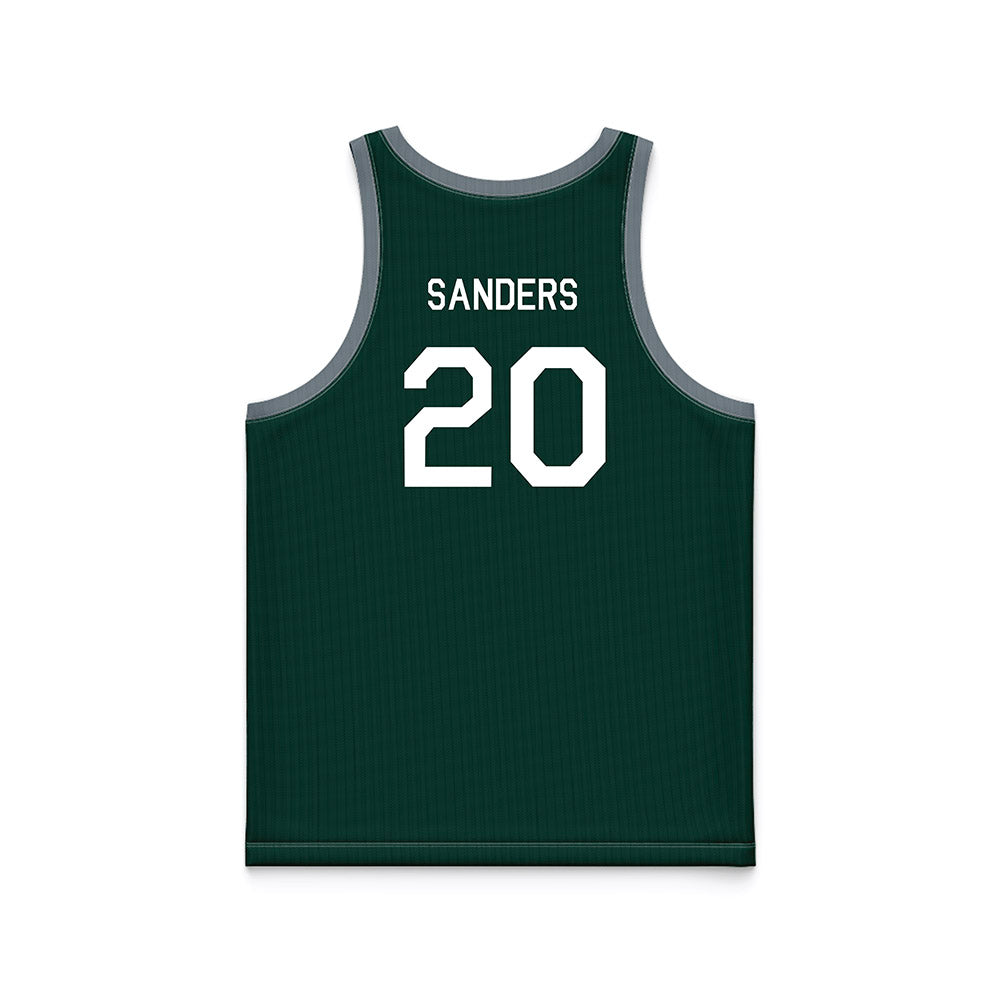 Michigan State - NCAA Men's Basketball : Nick Sanders - Hardwood Reissue Basketball Jersey-1
