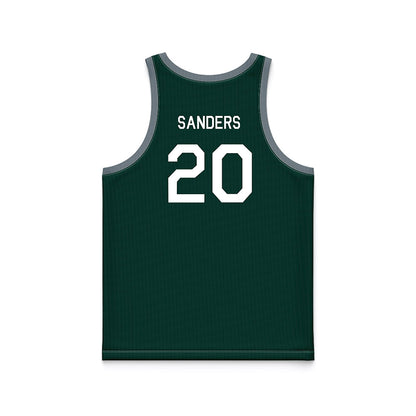 Michigan State - NCAA Men's Basketball : Nick Sanders - Hardwood Reissue Basketball Jersey-1