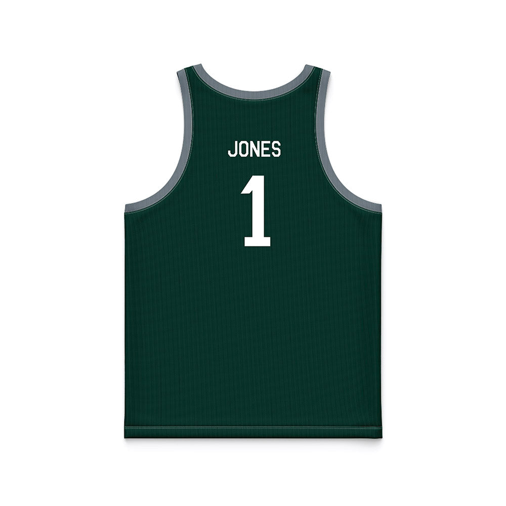 Michigan State - NCAA Women's Basketball : Rashunda Jones - Hardwood Reissue Basketball Jersey-1