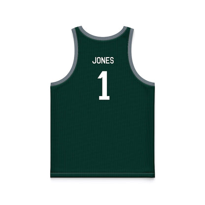 Michigan State - NCAA Women's Basketball : Rashunda Jones - Hardwood Reissue Basketball Jersey-1