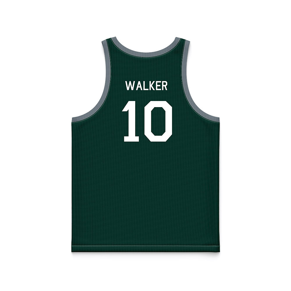 Michigan State - NCAA Women's Basketball : Lauren Walker - Hardwood Reissue Basketball Jersey-1