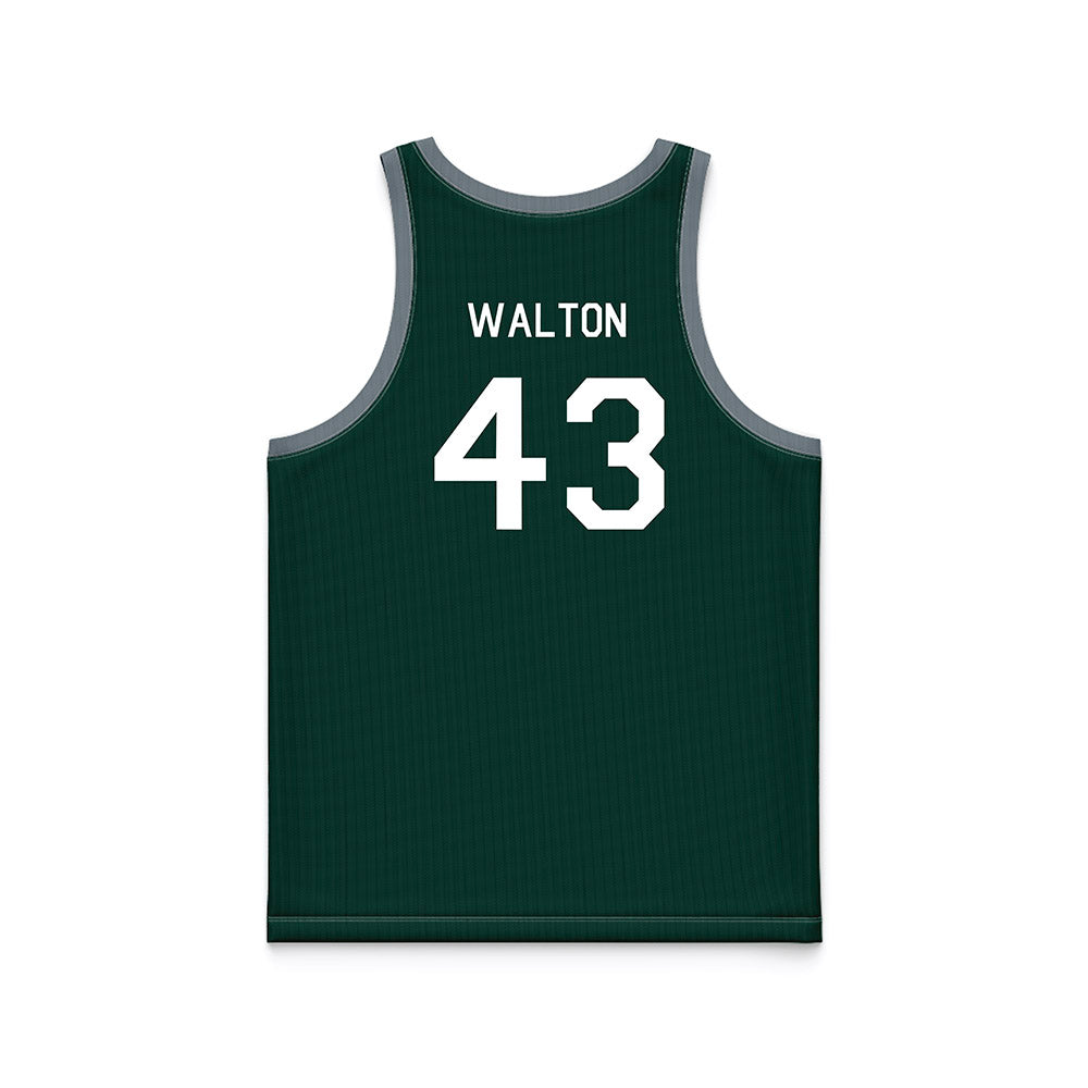 Michigan State - NCAA Men's Basketball : Colin Walton - Hardwood Reissue Basketball Jersey-1