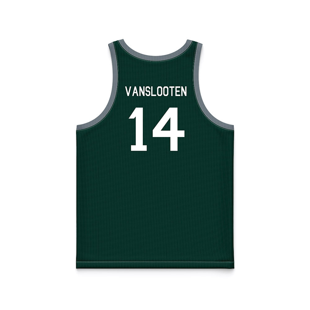 Michigan State - NCAA Women's Basketball : Grace VanSlooten - Hardwood Reissue Basketball Jersey-1