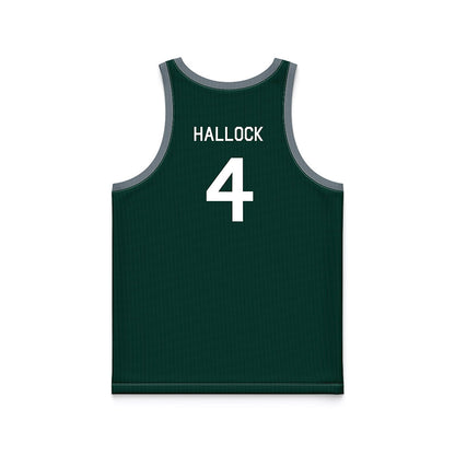 Michigan State - NCAA Women's Basketball : Theryn Hallock - Hardwood Reissue Basketball Jersey-1