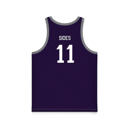 Kansas State - NCAA Women's Basketball : Taryn Sides - Purple Hardwood Basketball Jersey-1