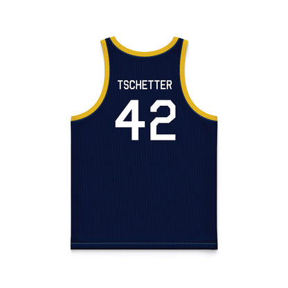 Michigan - NCAA Men's Basketball : Will Tschetter - Hardwood Reissue Basketball Jersey-1