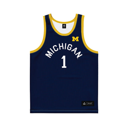 Michigan - NCAA Women's Basketball : Olivia Olson - Hardwood Reissue Basketball Jersey-0