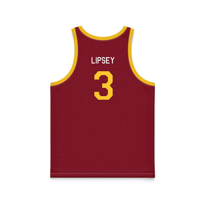Iowa State - NCAA Men's Basketball : Tamin Lipsey - Hardwood Reissue Basketball Jersey-1