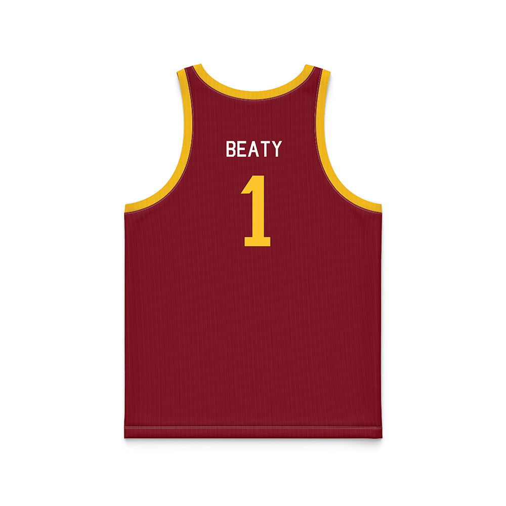 Iowa State - NCAA Women's Basketball : Reese Beaty - Hardwood Reissue Basketball Jersey-1