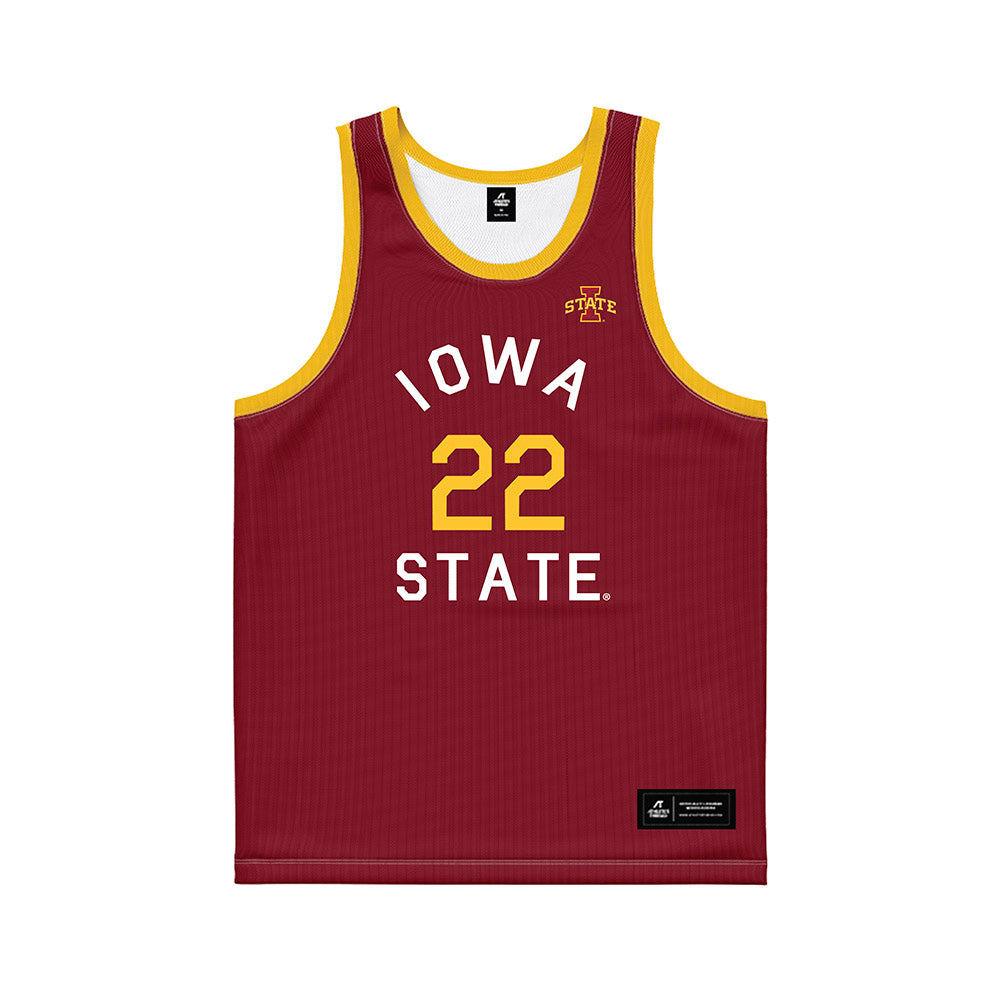 Iowa State - NCAA Women's Basketball : Reagan Wilson - Hardwood Reissue Basketball Jersey-0