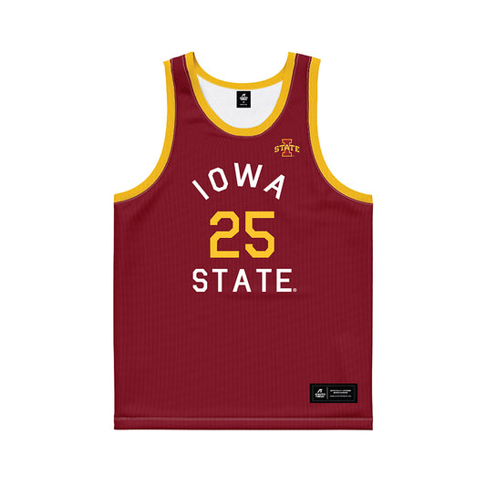 Iowa State - NCAA Women's Basketball : sydney harris - Hardwood Reissue Basketball Jersey-0